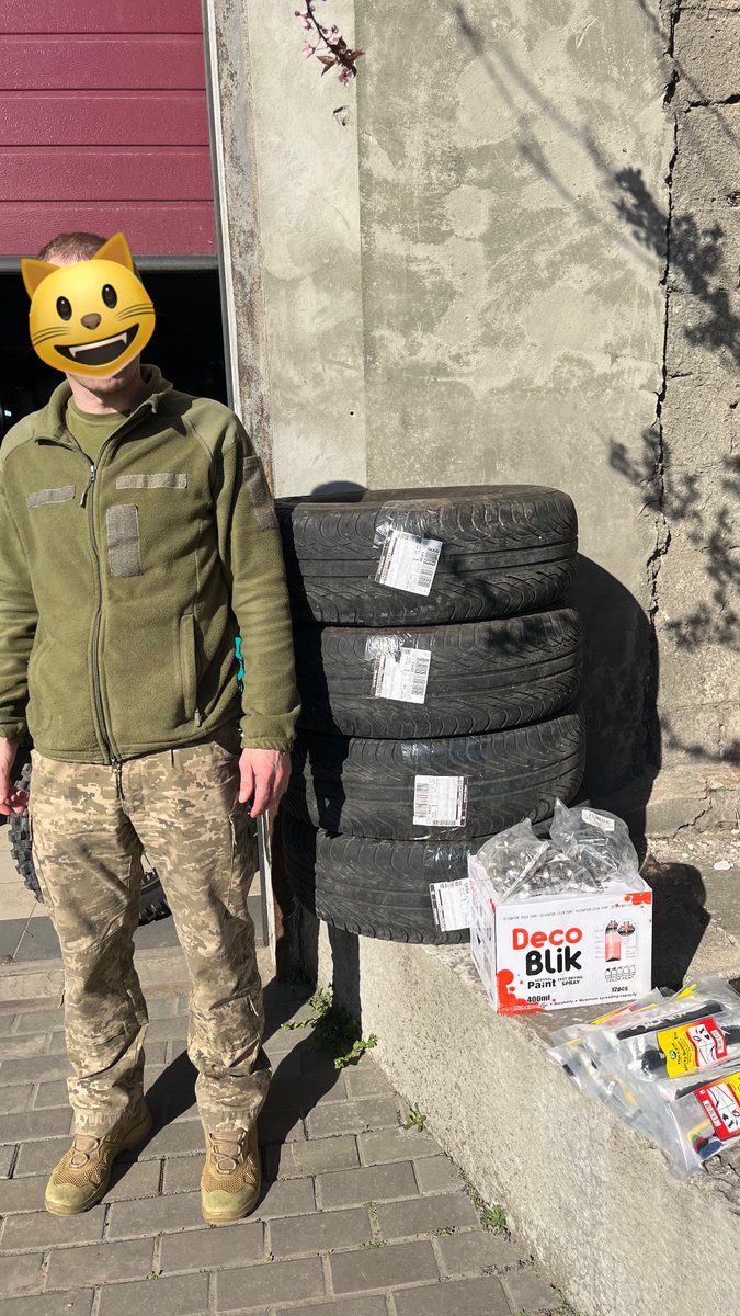 zampotech_ua's tweet photo. We continue to share with you 📷 of gratitude from the military personnel who received tires. This 📷 documentation represents only a small part of the #zampotech work. However, every thank you and assistance is priceless, so we will occasionally share such reports with you.#NAFO #WheelsofVictory #NAFOfellas #ArmUkraineNow