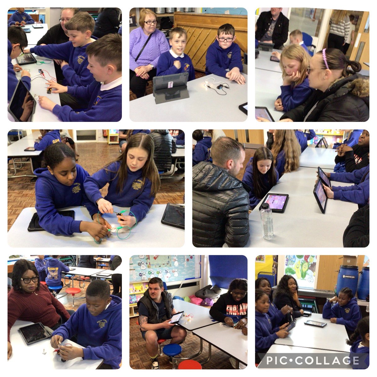 Year 6 children and their families were ‘buzzing’ in their science inspire session! ⚡️@cnicholson