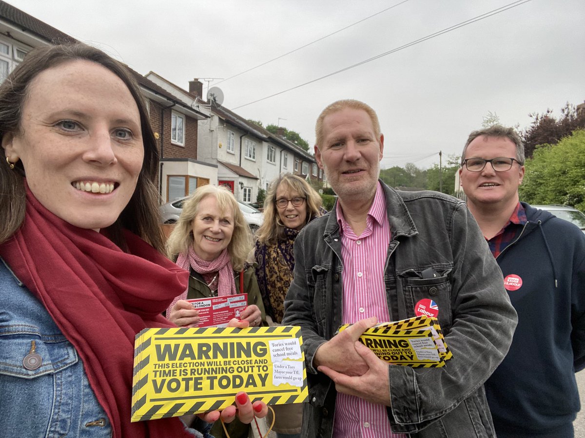 Still going strong for @SadiqKhan @Semakaleng and @LondonLabour! There’s still time to cast your vote and keep Susan Hall out of City Hall! #Timeisrunningout #VoteLabour #AllVotesLabour