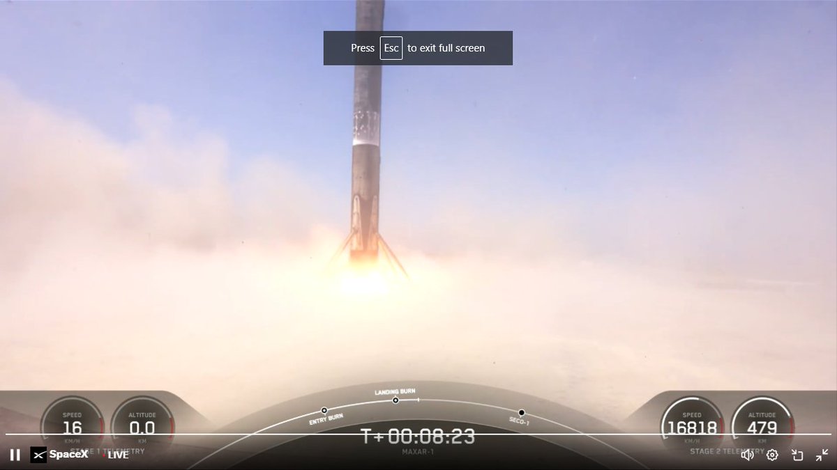 Maxar 1 mission spaceX