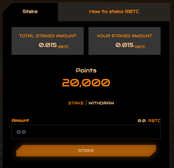 Thanks guys for 20.000 extra points. Works awesome.
First 1000 stakers get 20.000 points, worth more than one year of staking rewards. Sign up now and stake at least 0.01 RBTC to be eligible.
lightfinance.xyz/Y4QKP
