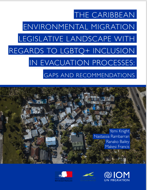 #Migración ambiental en el #Caribe: panorama legislativo para la inclusión #LGBTQ+

🌈Reafirmar la mirada interseccional 
🌈Desarrollar alianzas #ODS17 
🌈Proporcionar servicios culturalmente competentes
🌈Fomentar #resiliencia

@UNmigration @IOM_MECC shorturl.at/xzP78