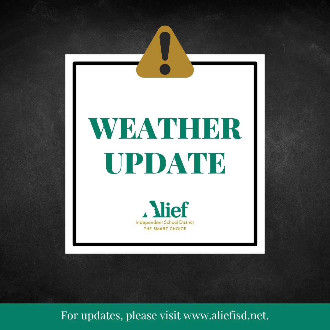 Due to the inclement weather, all outdoor activities have been canceled for this afternoon. Indoor events proved as planned, including night school. Late buses will also run as usual. Stay tuned for weather updates.