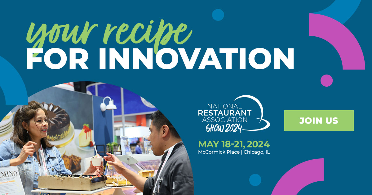 We’ll be at the #2024RestaurantShow, will you? Find us at booth: 5308 to see our latest products and solutions for foodservice professionals. Register today to join us! bit.ly/3Gnk6j1