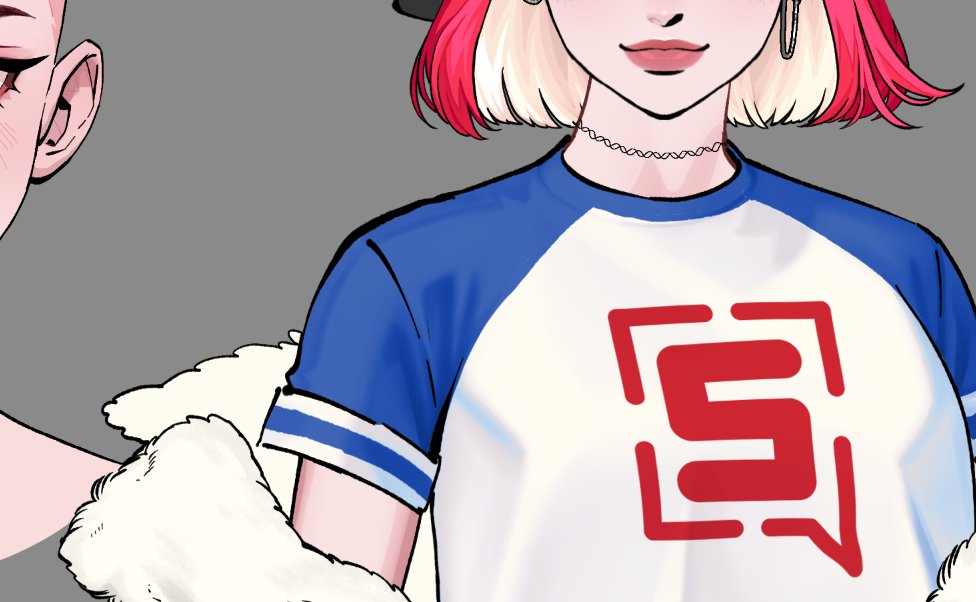 working on vtuber art for Strippin :3 🔴twitch.tv/manda