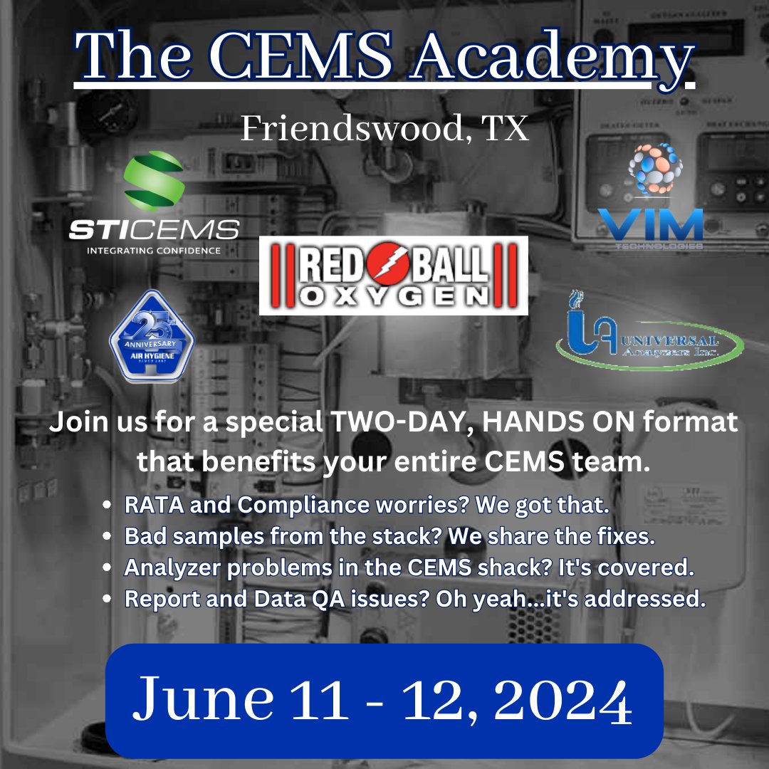 The CEMS Academy is coming to the Houston area next month! Visit TheCEMSAcademy.com to learn more.