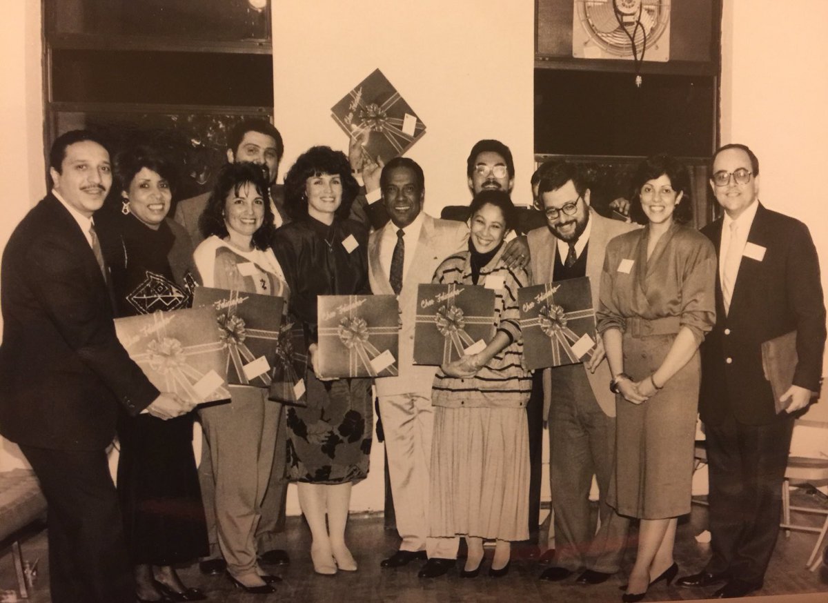 #TBT Most Latino Neoyorquinos, Boricuas in particular and hard core Salseros from the Fania era- will recognize one person in this photo. Others who followed the Institute for Puerto Rican Policy now ⁦@TheNiLPnetwork⁩ will definitely know most of these Friends.