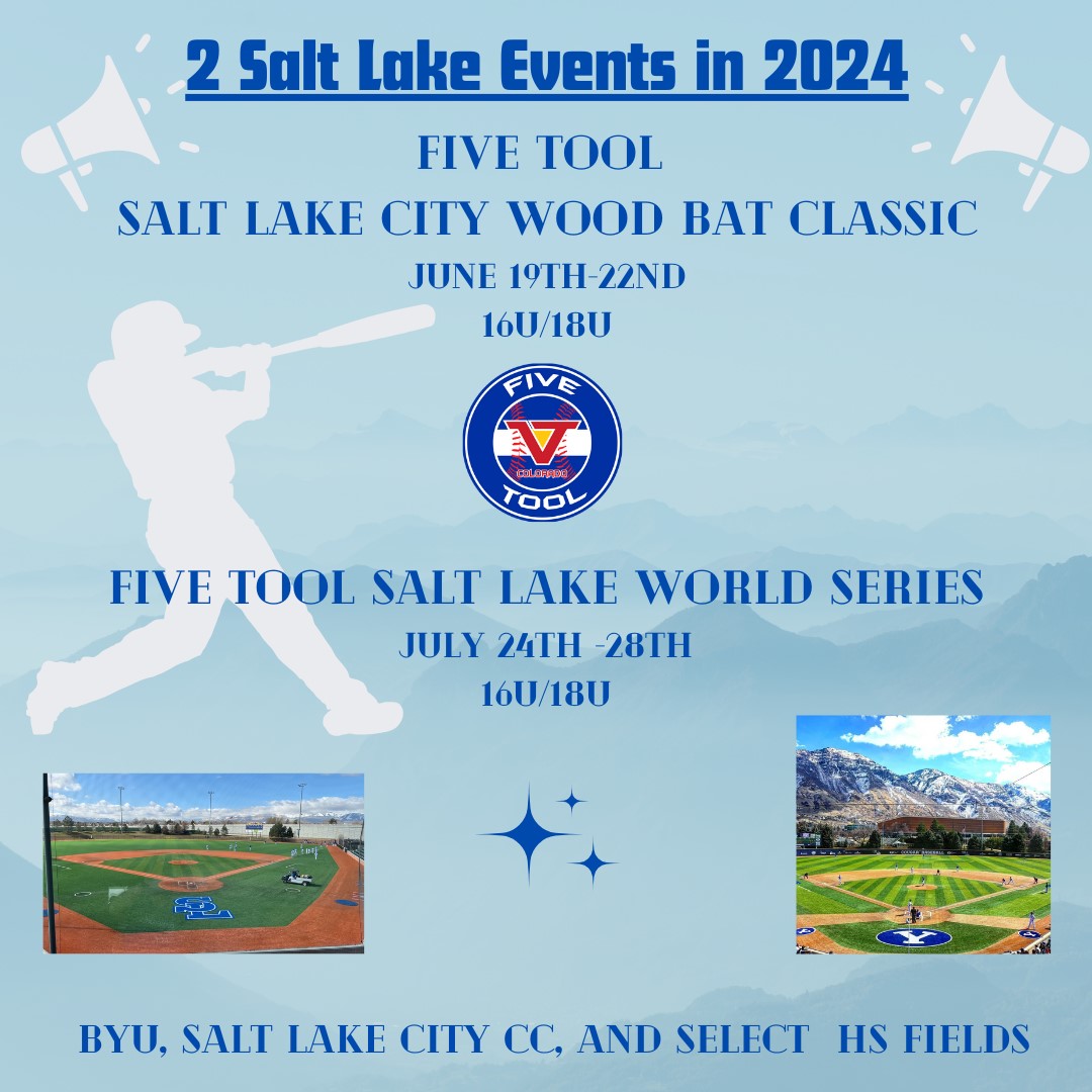 Come visit beautiful Salt Lake and play in a great event at the same time! High quality fields and full @FiveTool social media coverage. coloradoclassicbaseball.com for more info and registration. 
#utahbaseball 
#idahobaseball 
#travelbaseball