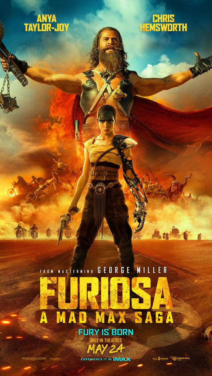 She will return with a vengeance. Follow us, RT + Reply w/ your city to enter to #win passes to an advance screening of the summer's biggest action epic, #FURIOSA: A MAD MAX SAGA, taking place May 21 in #Toronto and May 22 in #Montreal & #Vancouver!