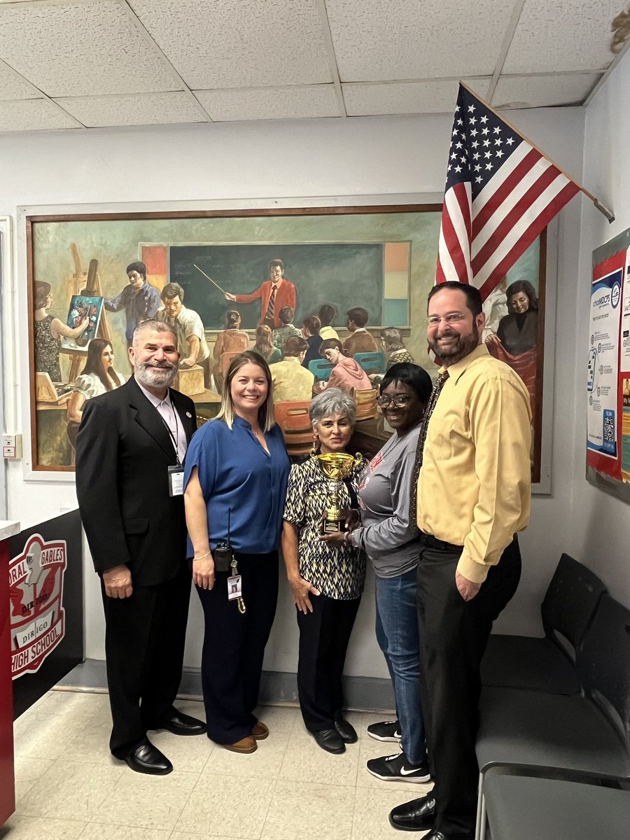 Coral Gables SHS (@coralgablesshs) on Twitter photo Coral Gables Senior High earned highest attendance rate in the Central Region for high schools for the third quarter in a row! We are #1 in Central Region, #2 in the district! Thank you, parents and students! #yourbestchoiceMDCPS
<a href="/MDCPS/">Miami-Dade Schools</a>
<a href="/SuptDotres/">Jose L. Dotres, Ed.D.</a>
<a href="/MDCPSCentral/">Central Region</a> Coral Gables Senior High earned highest attendance rate in the Central Region for high schools for the third quarter in a row! We are #1 in Central Region, #2 in the district! Thank you, parents and students! #yourbestchoiceMDCPS
<a href="/MDCPS/">Miami-Dade Schools</a>
<a href="/SuptDotres/">Jose L. Dotres, Ed.D.</a>
<a href="/MDCPSCentral/">Central Region</a>