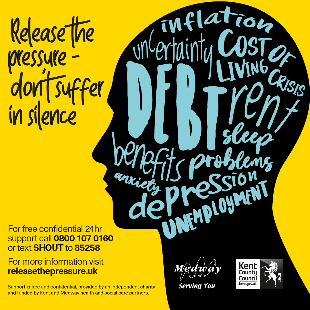 Life can get really tough sometimes but don’t suffer in silence, text the word SHOUT to 85258 or call 0800 107 0160 for free confidential support from trained counsellors. loom.ly/5nCjk-8 #ReleasethePressure