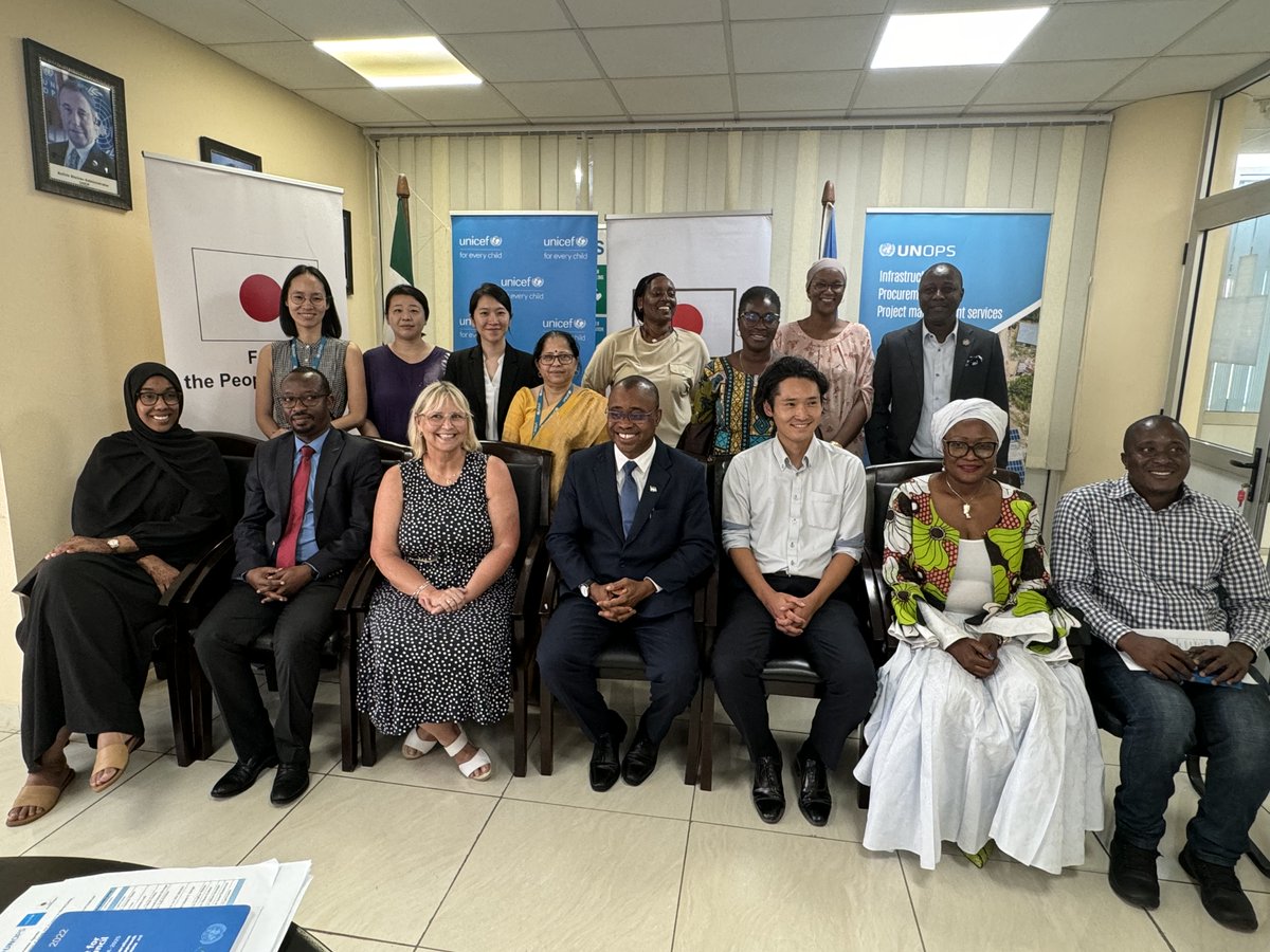 With Support from the @JapanGov, @UNICEFSL and @UNOPS_SL have launched projects to strengthen access to clean drinking water in Freetown and emergency nutrition response for children under five in partnership with the @mohs_sl and Guma Valley Water Company @UNSierraLeone