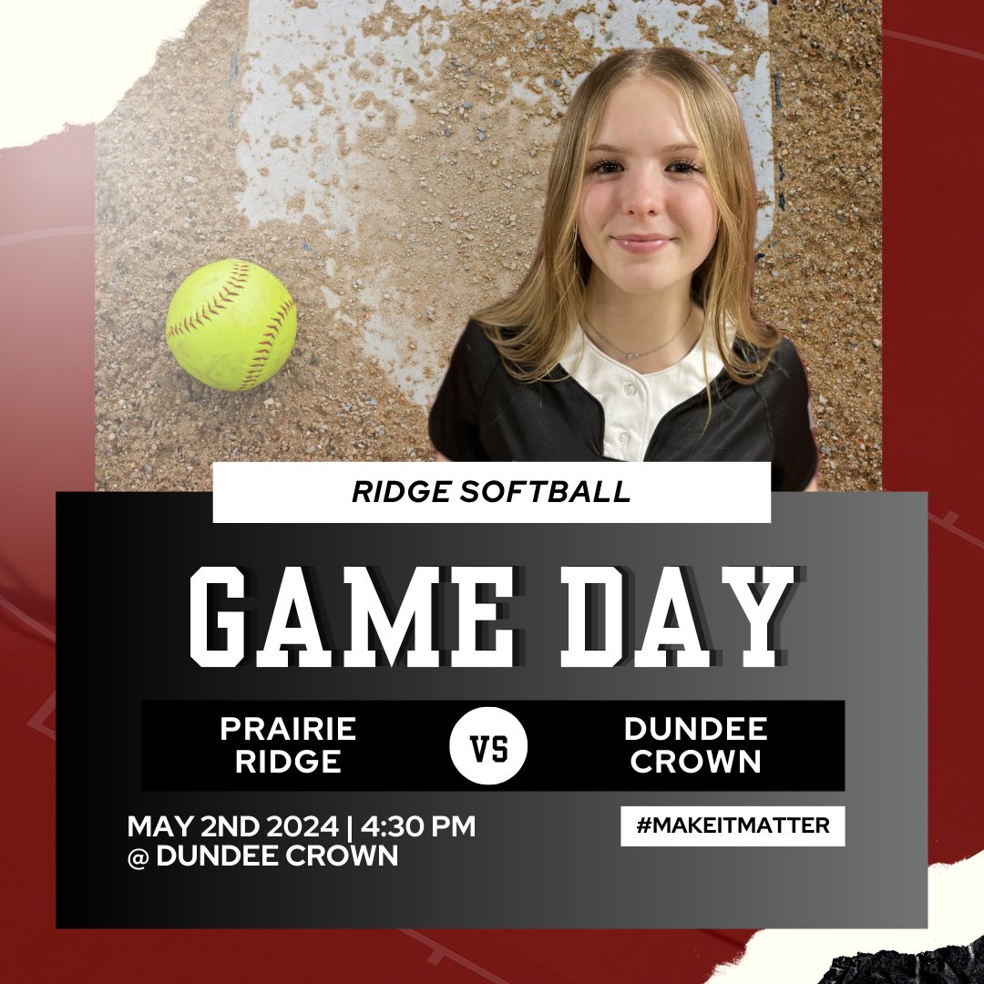 Another day, another opportunity to watch some great softball! #PRSB #makeitmatter