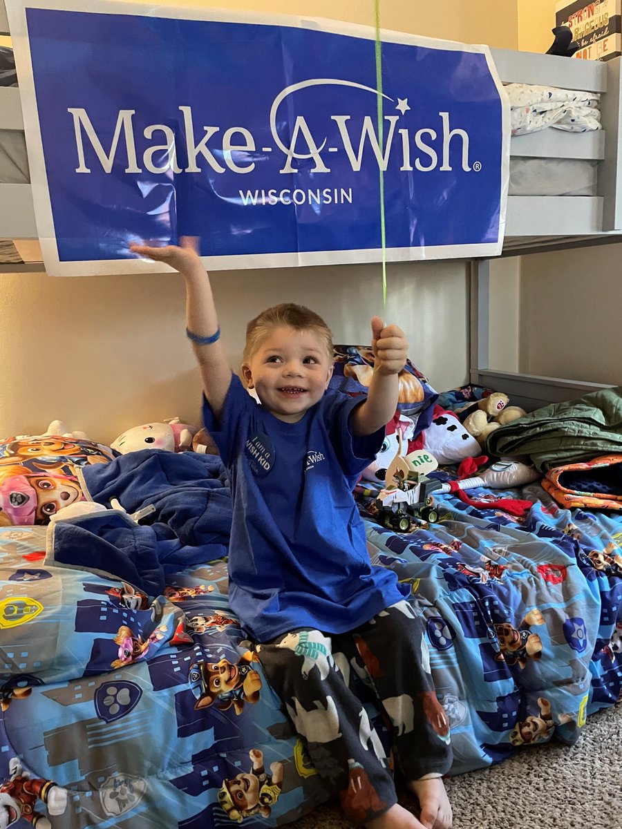 Wishes create life-changing hope and joy for kids like 3-year-old Archer who wished to have a room makeover last month. As WishMakers, you have the power to give this hope and joy to kids battling critical illnesses across Wisconsin.