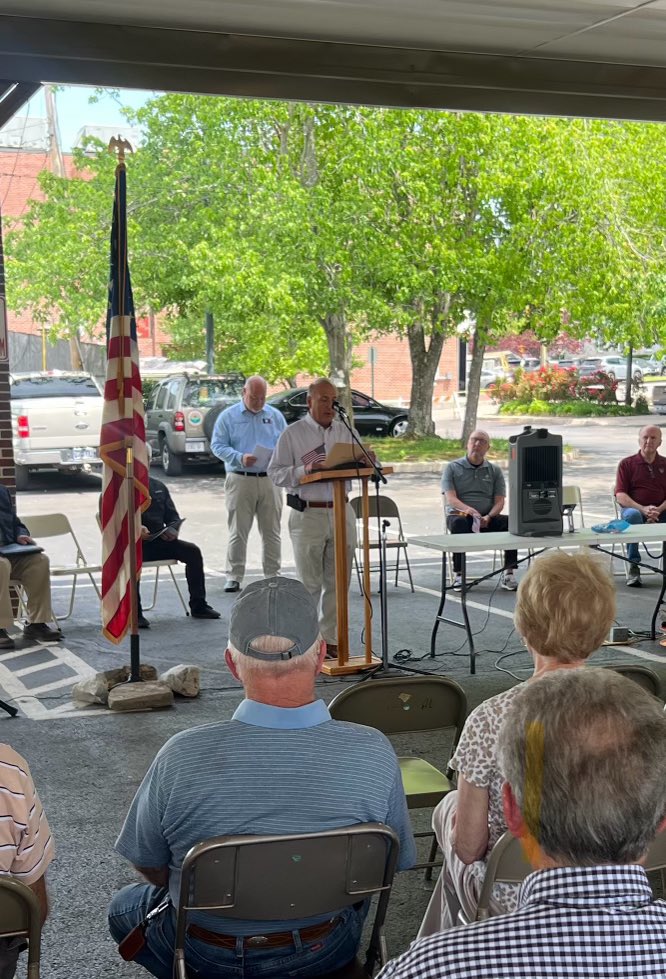 Proud to participate in National Day of Prayer in White County today! It's a privilege to come together in reflection and seek guidance for our community, state, and nation. #TNSen15