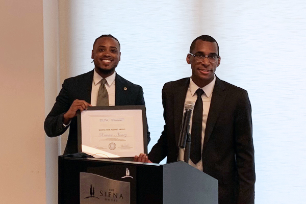 DurhamAcademy's tweet photo. Xavier Nonez ’17 recently received the #UNC School of Information and Library Science’s Rising Star Alumni Award. He is now a success coach for Durham Success Summit and a Startup Scout with Montfort Ventures. Congrats, Xavier! #AlwaysACav #DurhamAcademy https://t.co/XRSPPhjHD1