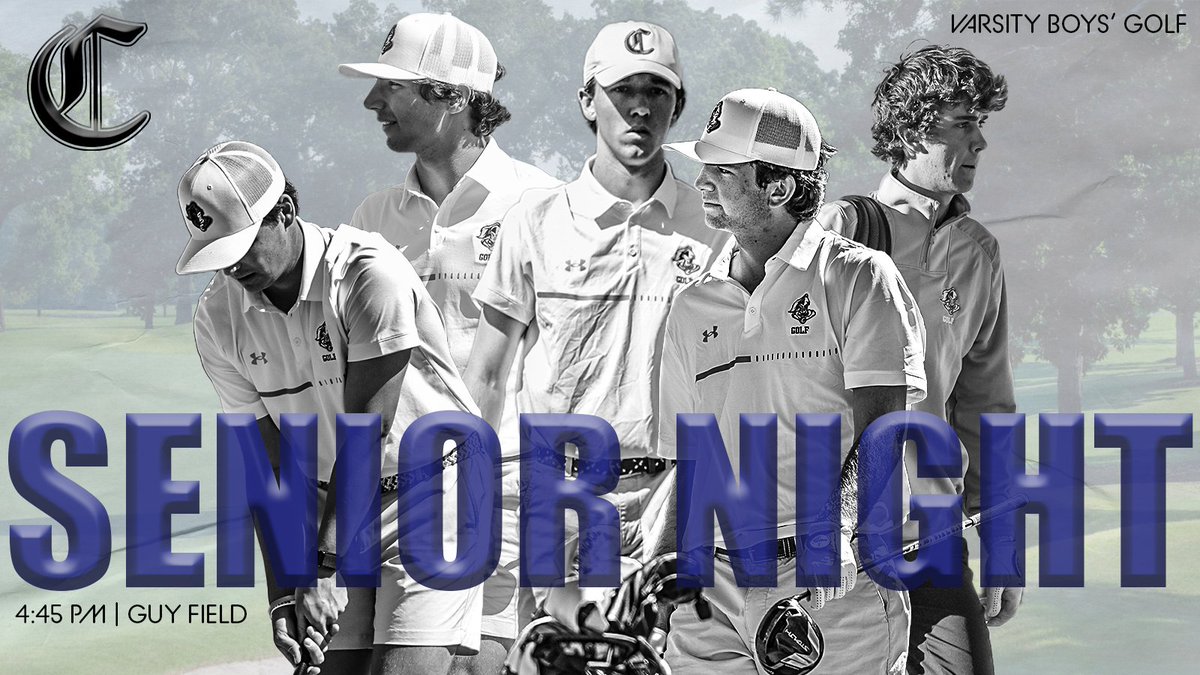 It's senior night for varsity golf! We're excited to recognize our golf seniors before the varsity boys' lacrosse game tonight on Guy Field! Senior recognition will be at 4:45 pm before the game begins. Come out and celebrate these 5 seniors!