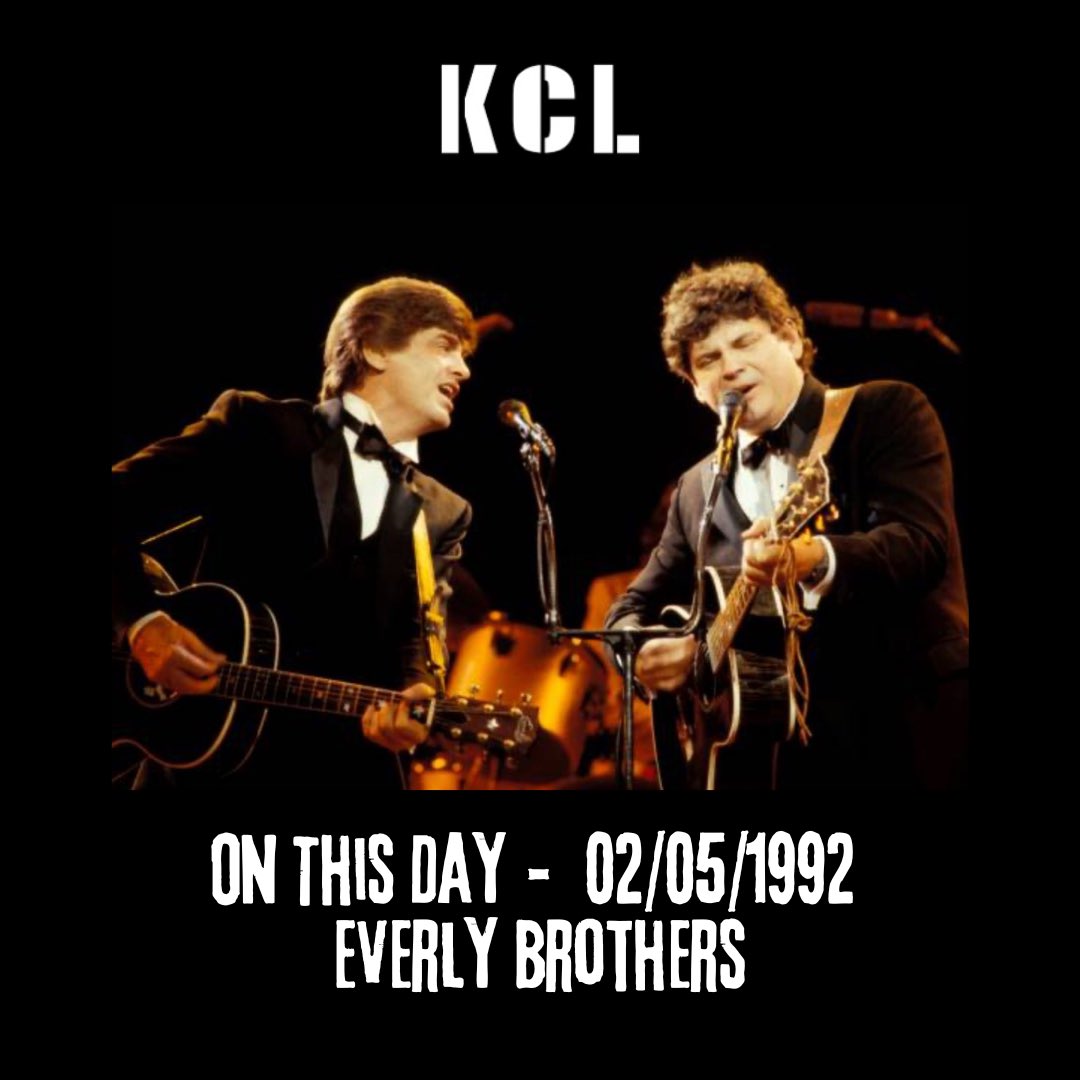 On This Day - 02/05/1992 - Everly Brothers keepcardifflive.com/news/2024/5/2/…