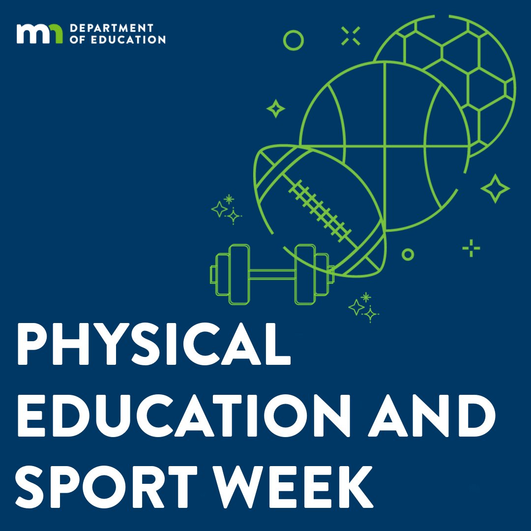 MnDeptEd's tweet image. Celebrate National Physical Education and Sport Week with us by thanking our Minnesota physical educators working to equip students with the knowledge, skills and confidence to enjoy a lifetime of physical activity. #MoveInMay #ThankYouFromMDE