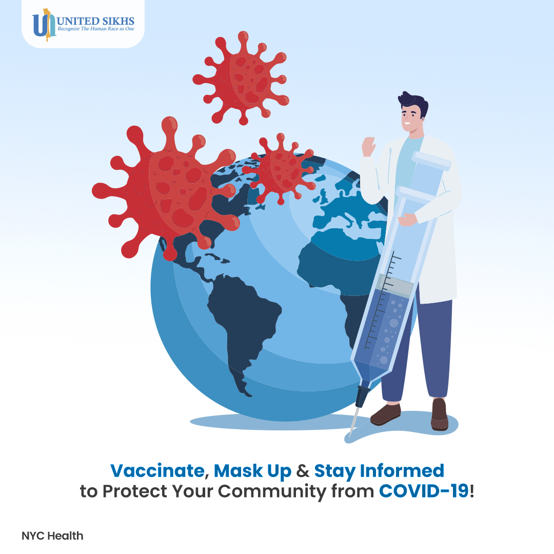 Join the fight to keep our community safe. Vaccinate, wear masks, and stay informed. Questions? Call 1-888-243-1690 or visit nyc.gov/covidvaccine. Together, we can defeat COVID-19. #CommunityHealth #COVID19Safety