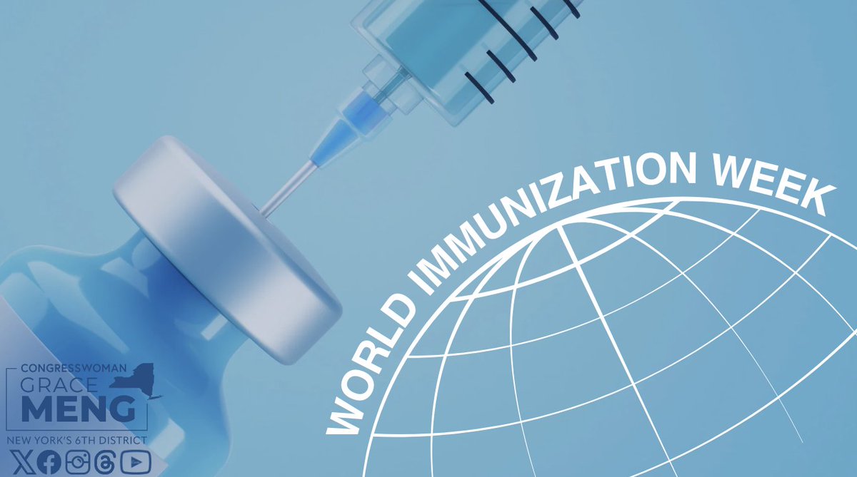 Vaccines save lives.

Thanks to the #InflationReductionAct recommended vaccines like shingles, tetanus, Tdap, hepatitis A, & hepatitis B are now free for #Medicare Part D enrollees.

During #WorldImmunizationWeek let's recommit to expanding access to vaccinations for all.