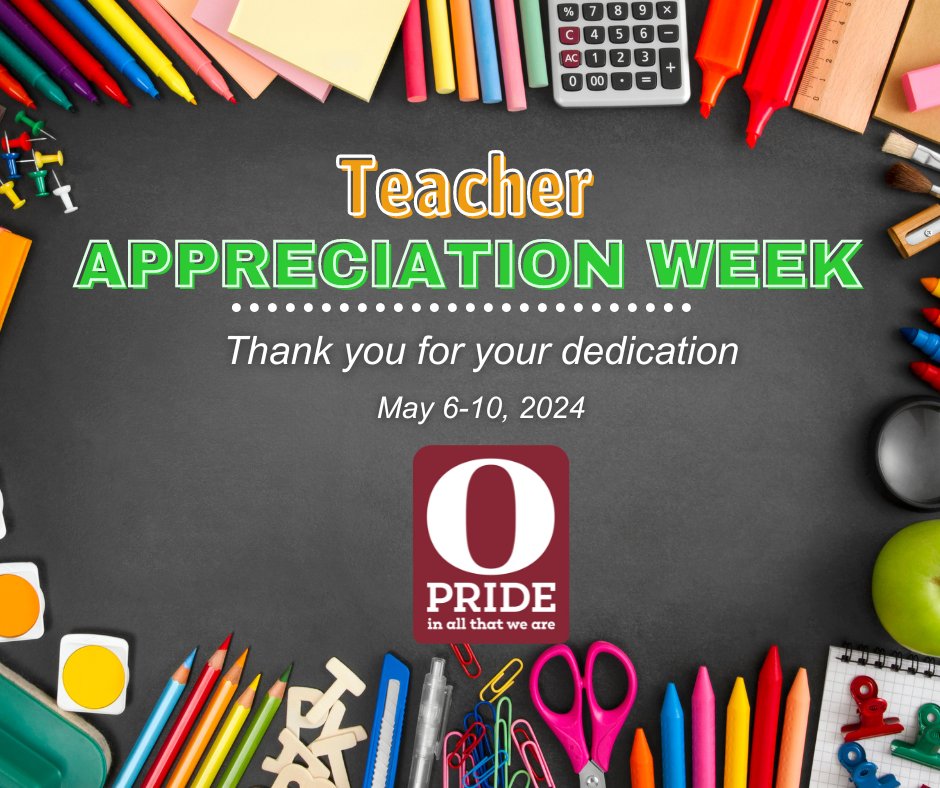 🍎📚 Happy Teacher Appreciation Week! 📚🍎 To our amazing educators: This week, we celebrate YOU! 🎉 This week we honor and recognize the incredible educators who make a difference in the lives of our Ossining students, today and every day. #opride