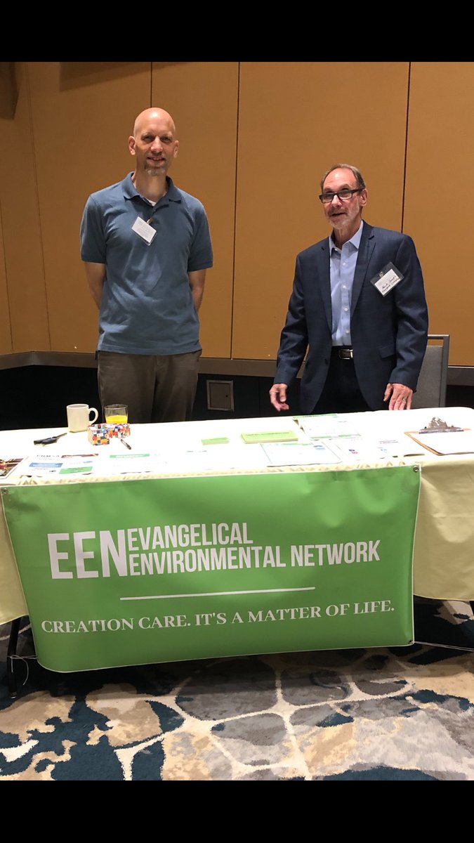 Today, EEN's Ohio Outreach Coordinator, Rev. Dean Van Farowe, is with #CreationCare Champion, Jack Joseph, at the Midwest Regional Sustainability Summit in Cincinnati, OH! Kudos to our dedicated team & volunteers who are excited to share EEN's mission, initiatives, and programs!