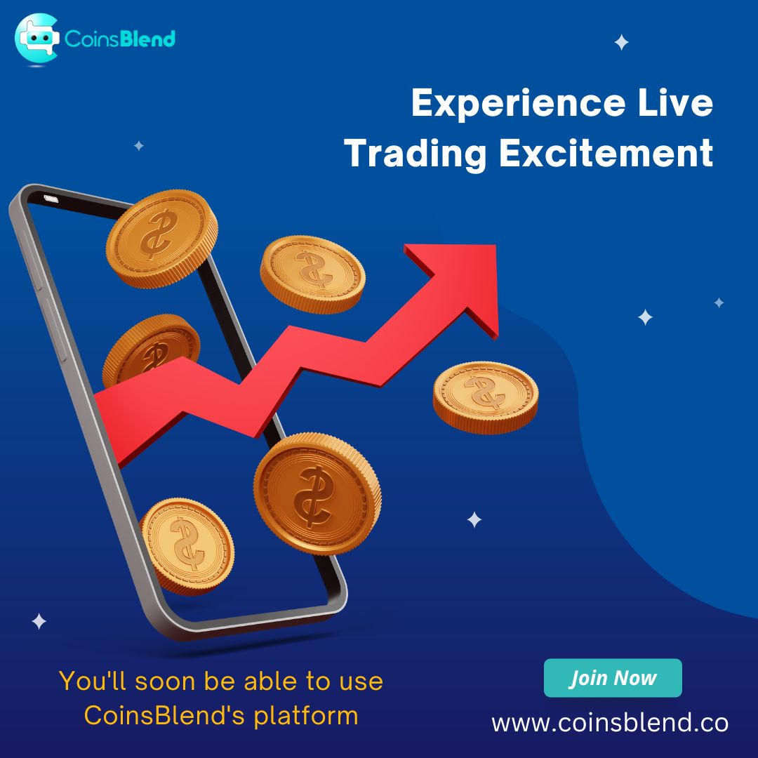 Get ready to feel the pulse of live trading on CoinsBlend's new platform. Brace yourself for an exhilarating trading experience. Stay tuned for the launch and elevate your investment game! #CoinsBlend #LiveTrading  #InvestmentJourney #FinancialFreedom #CryptoTrading #StockMarket
