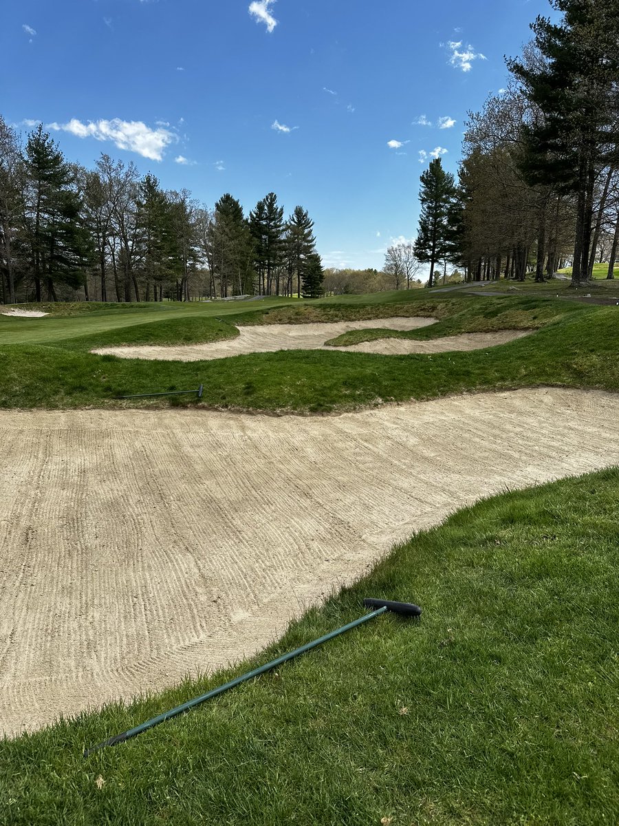 Guys killing it on our fairway bunker edge!