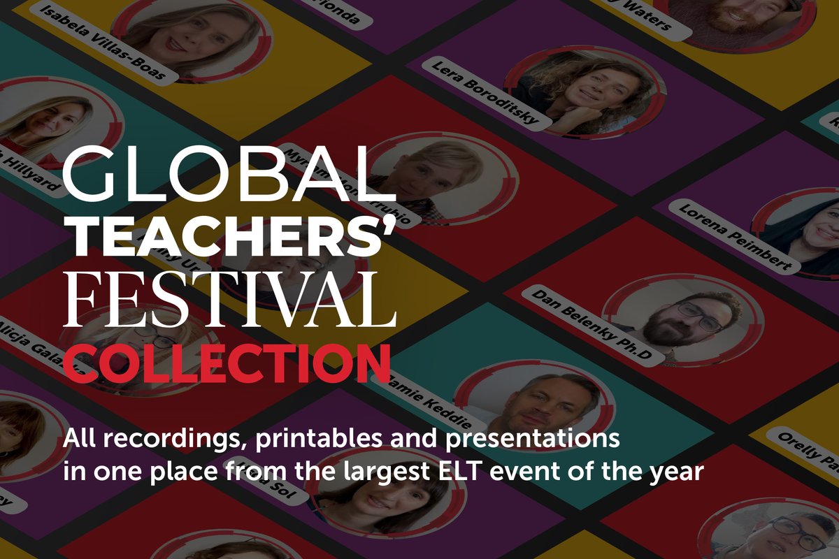If you missed Harry from @Renewablenglish & @margaritakosior 's talk at IATEFL last week don't worry! 😉 You can watch the recording in our Global Teachers' Festival collection here ➡️ bit.ly/43jzUxo

#IATEFL24 #ELT #Conference #AdvancingLearning #TeachEnglish