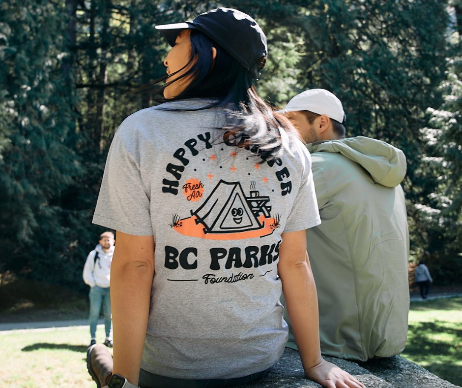 Perfect for making memories that’ll last a lifetime. Explore our NEW Happy Camper apparel line now at shop.bcparksfoundation.ca