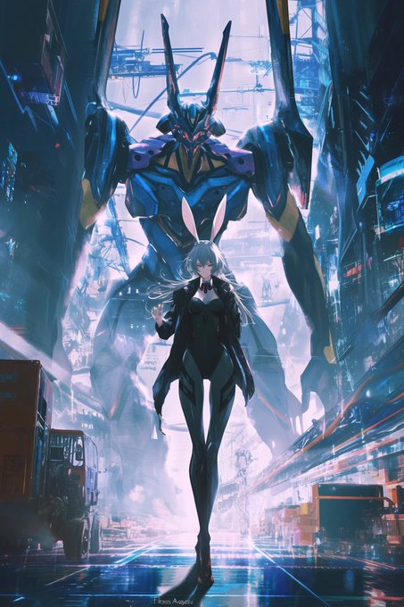 &ldquo;Evangelion: You Can(Not) Untie&rdquo; 🪢🐰🤖🪢  I might start exploring some of my favourite classic animes in<a href="/tag/bunnies"class="tags"><span>#bunnies</span></a><a href="/tag/evangelion"class="tags"><span>#evangelion</span></a><a href="/tag/aigirls"class="tags"><span>#aigirls</span></a>