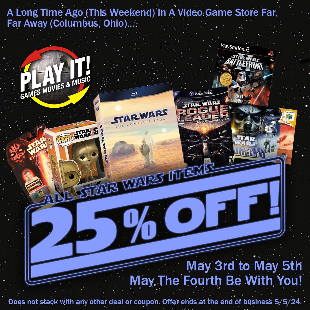 Play It! Games, Movies, & Music tweet media