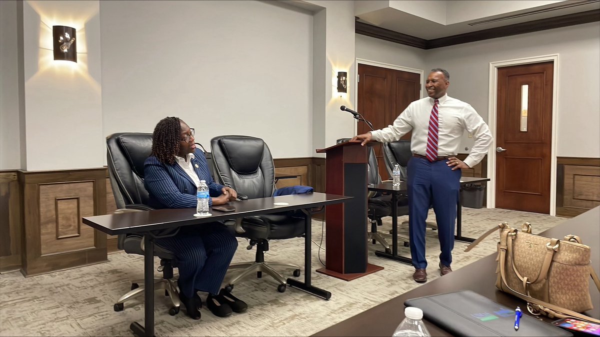 Today, Rural Development Under Secretary Dr. Basil Gooden participated in a funding ceremony at the Greenville Mid-Delta Airport in Washington County, Mississippi before engaging RD staff with MS State Director Dr. Trina George.