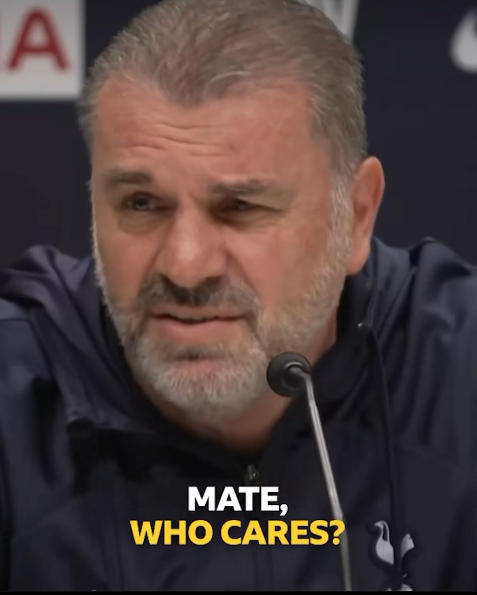 “Ange, you’ve conceded yet again from a set-piece… are you going to work on your team’s defending?”