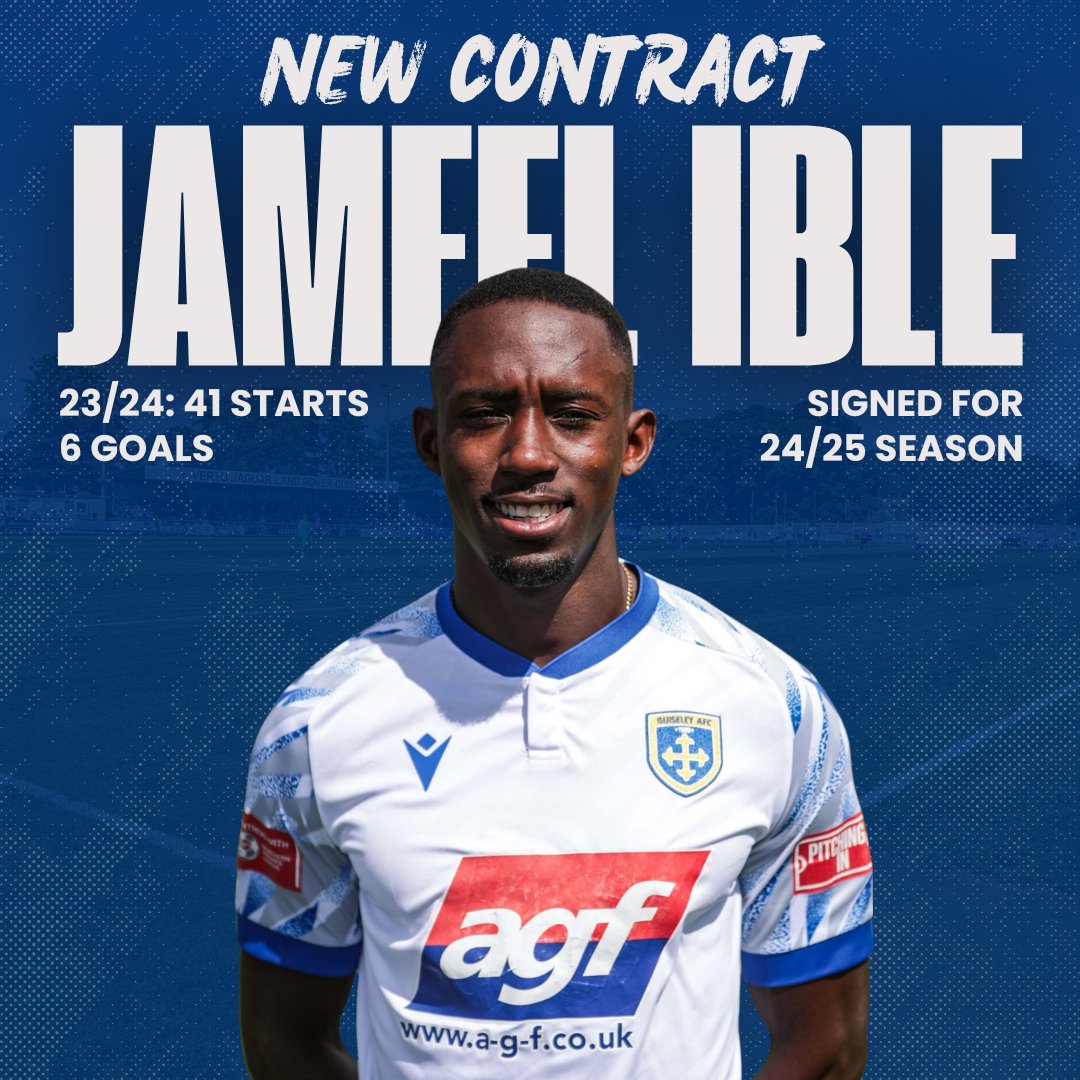 ✍️ | Jameel signs on the dotted line!

We're delighted to announce that @jameel_ible has signed a new contract to remain with the club for the 24/25 season: guiseleyafc.co.uk/jameel-ible-pe… 

#GAFC #GuiseleyTogether