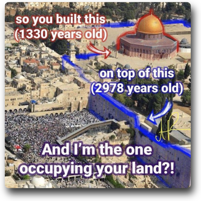 A quick history of the Temple Mount. When the Muslims controlled Jerusalem before the June 1967 war, no Jew was allowed to go to the Western Wall & worship, and 58 synagogues were destroyed. Now that the Jews are in control, people of all faiths including Muslims can worship in…