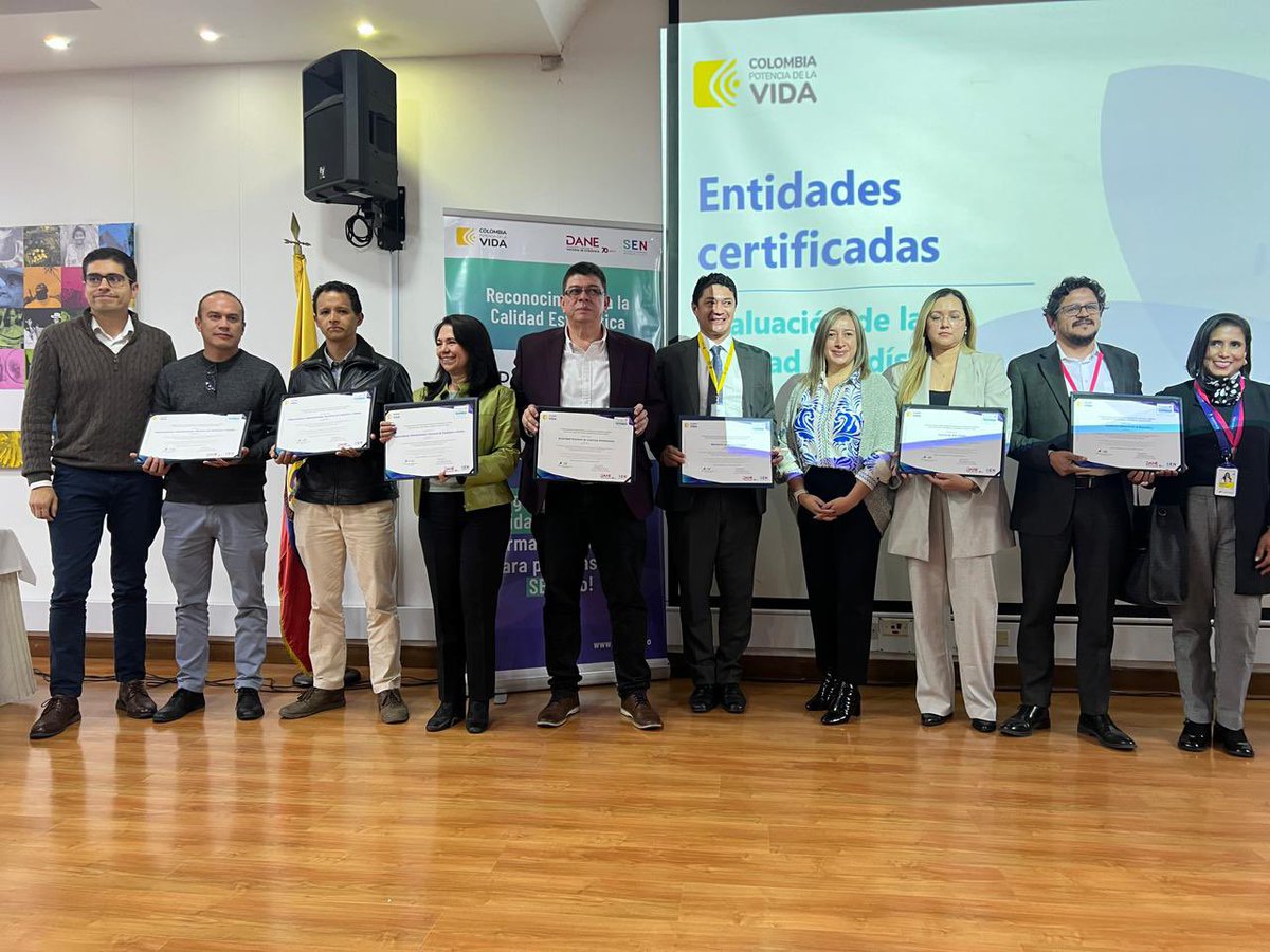 ¡Buenas noticias! La ANLA recibe certificación de calidad estadística en la información generada desde la etapa de evaluación de licencias ambientales por parte del @DANE_Colombia .

Conoce más aquí 🧵⬇️