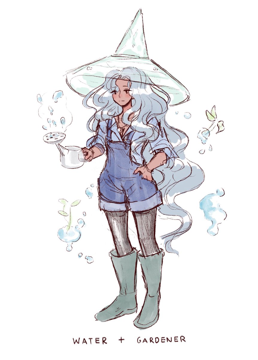 Water + Gardener witch 💦 🌱