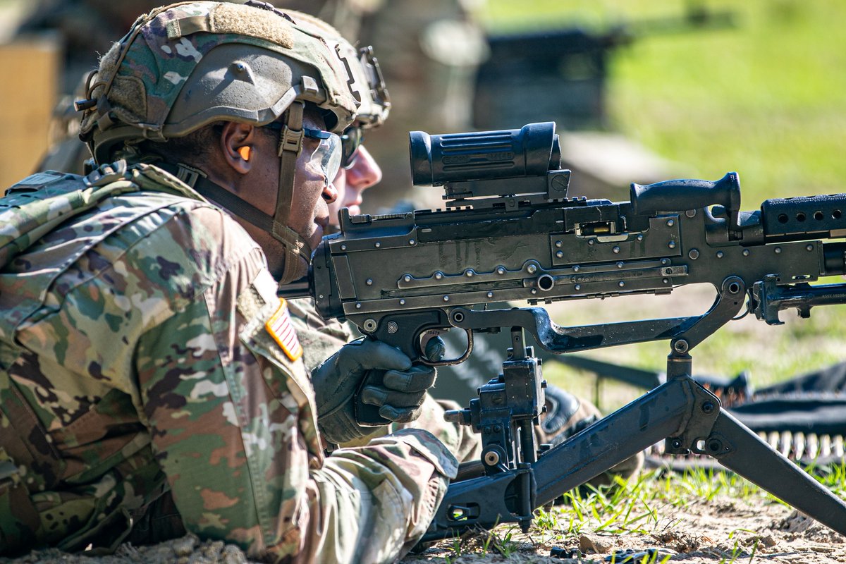 U.S. Army Advisors with 2nd Battalion, @1st_SFAB recently trained with the M240 machine gun to build their readiness to advise security force partners in any situation. 

#Readiness #BeAllYouCanBe #ArmyTeam #Soldiers @armysfabs @USArmy