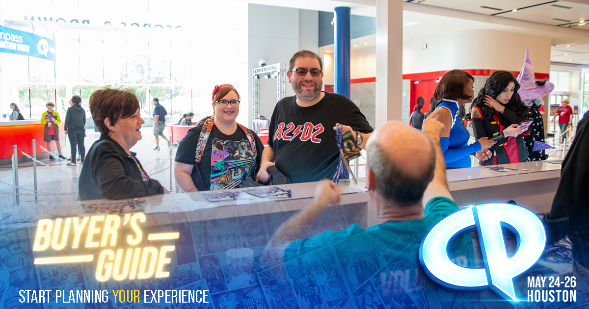 The most epic #CP2024 experience begins with choosing the right pass. Visit our Buyer’s Guide to get the info on what each pass includes, how to purchase, and more! Learn more at bit.ly/3HKShRN. #Comicpalooza #BuyersGuide 📷: Michelle Bradbeer