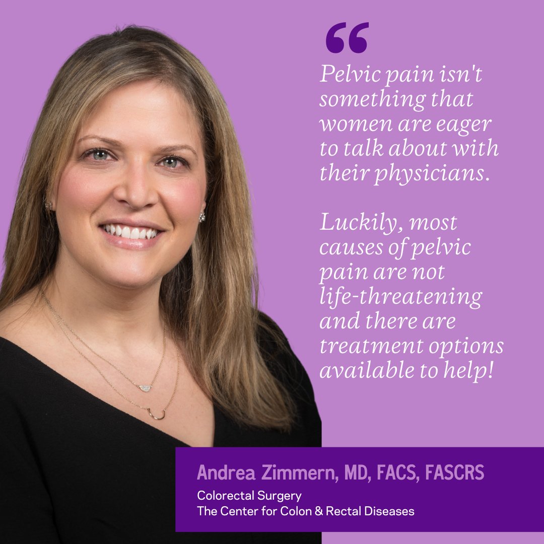 Did you know that approximately 1 in 7 women have pelvic pain? Common causes include hemorrhoids and #endometriosis.

Thankfully, treatments exist, says Dr. Andrea Zimmern. For Pelvic Pain Awareness Month, see how we're supporting women's #pelvichealth. bit.ly/3VthAjr