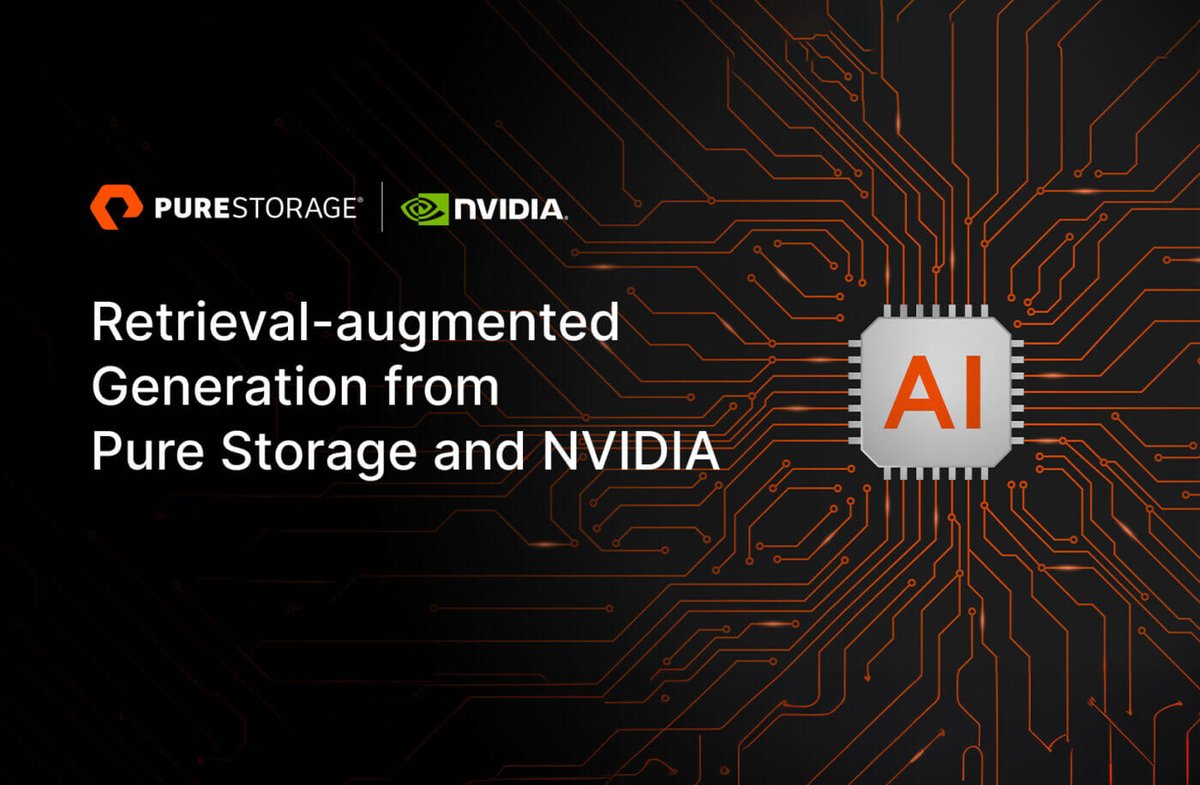 At #NVIDIA’s #GTC2024, @PureStorage made several big announcements, including these two...
💯🌟
1️⃣ blog.purestorage.com/perspectives/o…
🏆🚀
2️⃣ blog.purestorage.com/solutions/pure…
————
#DataStrategy #AIStrategy #AI #CDO #CTO #RAG #GenerativeAi #PureStorage #DataScience #MachineLearning #LLMOps #LLMs