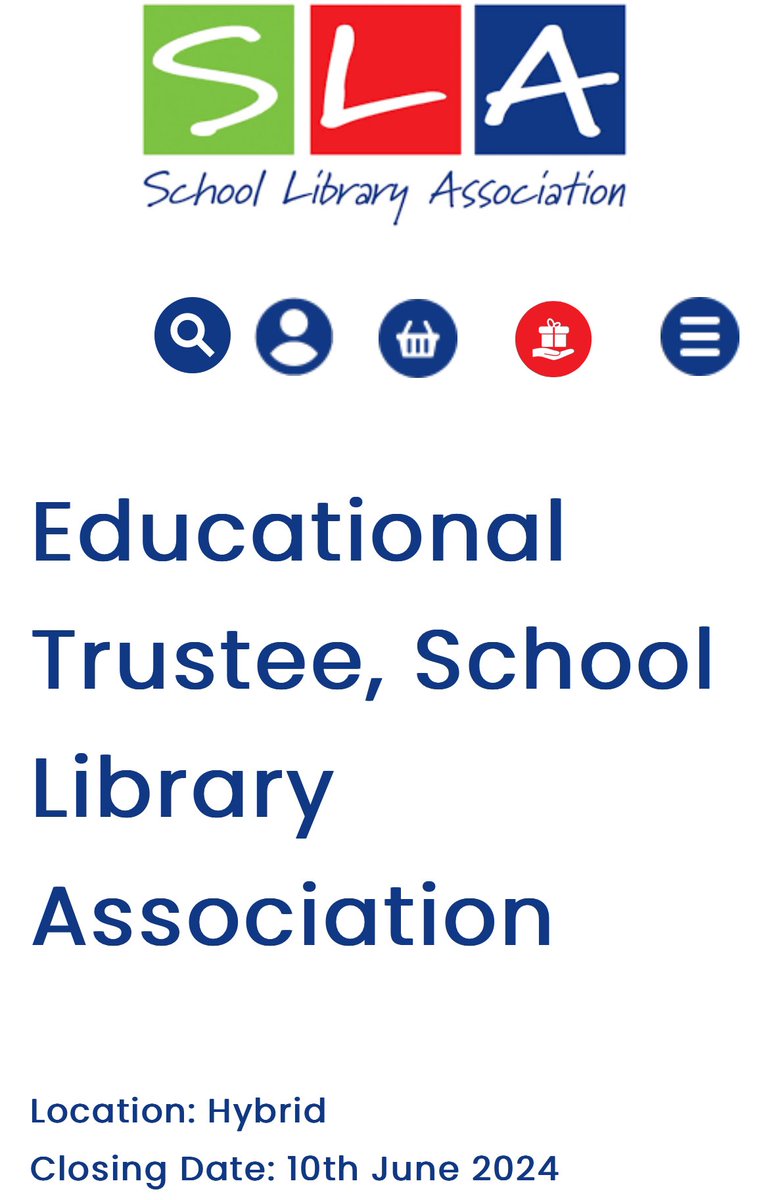 Would you love to help shape the libraries agenda nationally? 📚Then consider being a @uksla Trustee ! sla.org.uk/Public/Job-ads… Committed colleagues 👍📚Ace opportunity 👍📚@GreatSchLibs