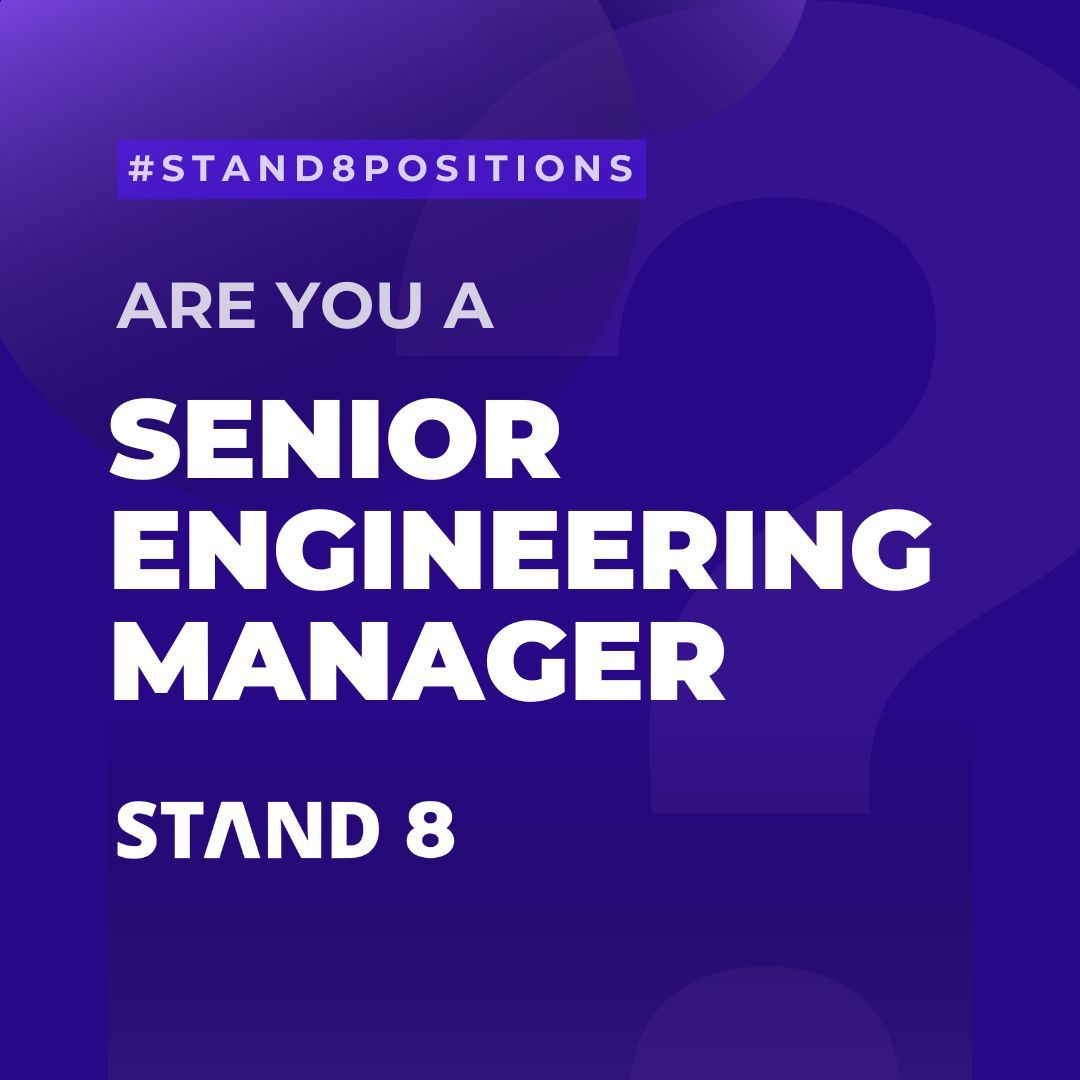 STAND 8 is #hiring a Sr. Engineering Manager in New York. In this position, you’ll be required to have a strong background in JavaScript development, extensive leadership experience, and a passion for driving innovation.

Apply today! 
buff.ly/4dcwX6l

#EngineeringManager