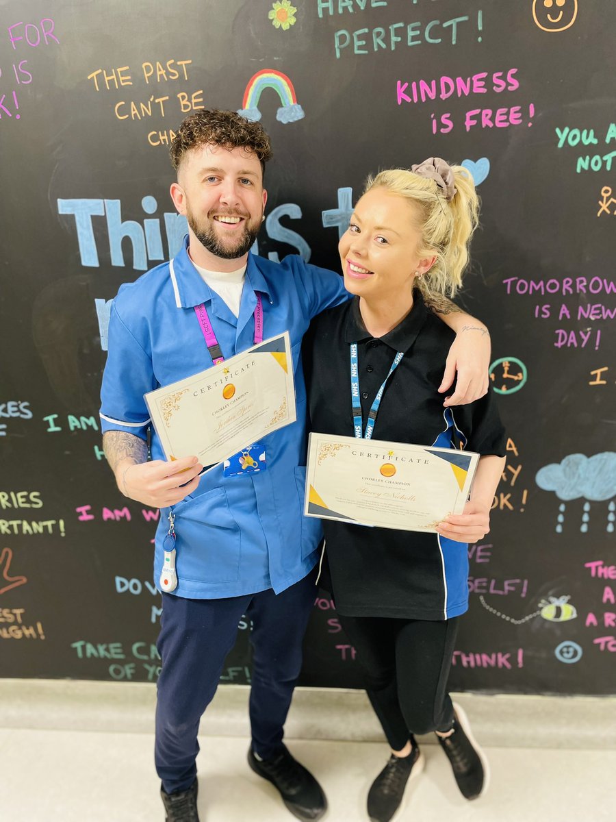 Congratulations to Stacey and Jordan on winning April Chorley Champion. Very well deserved🧡
