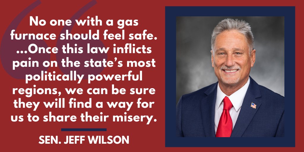 In op-ed, Sen. Jeff Wilson says this year’s natural-gas shutoff law will cost consumers billions, eventually will affect all of WA. Republicans stood firm against new law, passed by @GovInslee and legislative Democrats. #waleg  

@the_daily_news: ow.ly/tNxY50RugIg