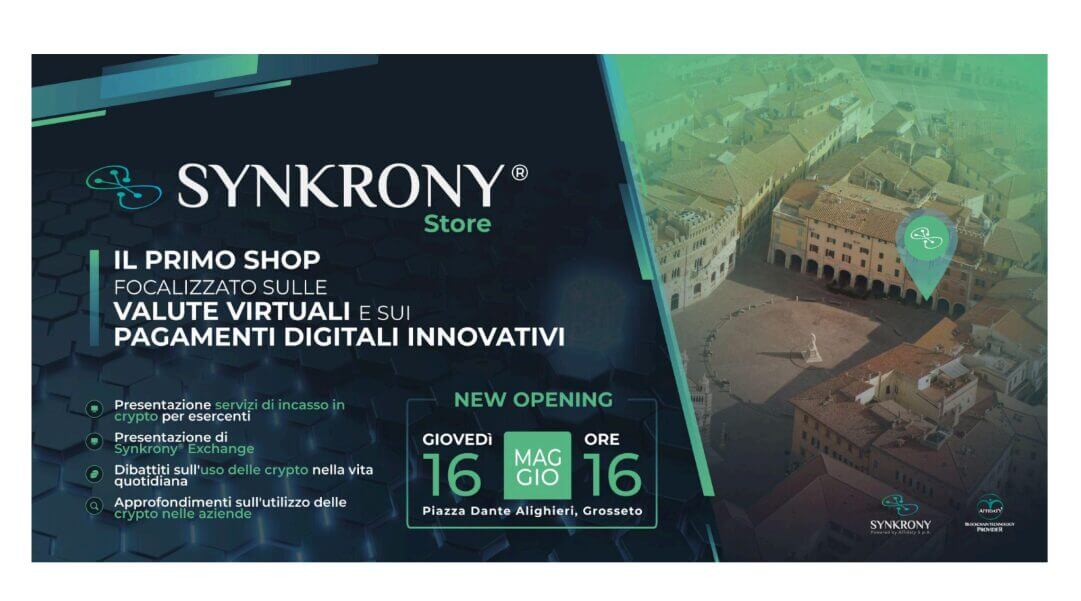 Valute virtuali e pagamenti digitali: Affidaty inaugura il primo Synkrony Store a Grosseto dlvr.it/T6Kt6s