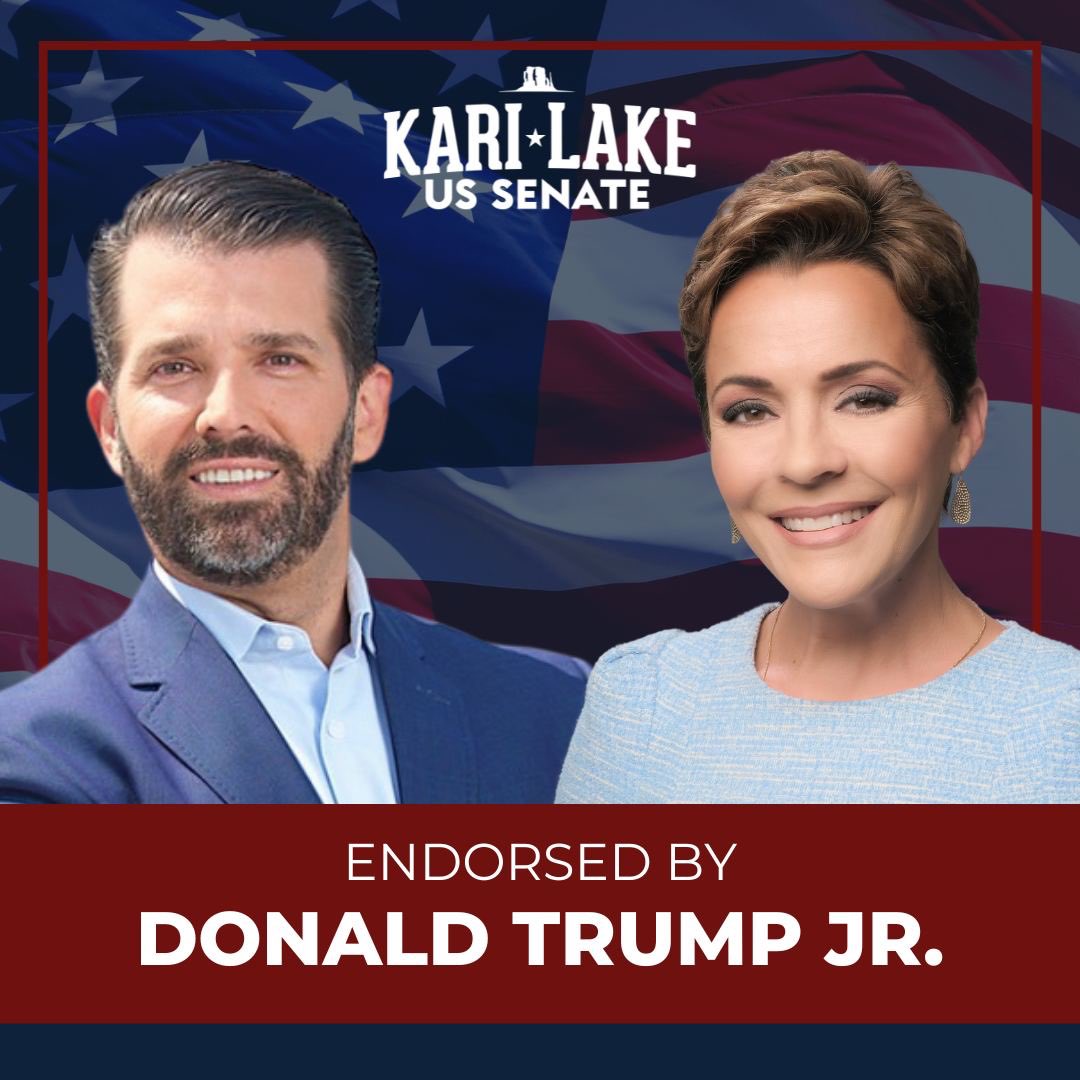I am so proud to have the endorsement of my good friend @DonaldJTrumpJr! He is fighting across the country for America First candidates and protecting our Second Amendment.