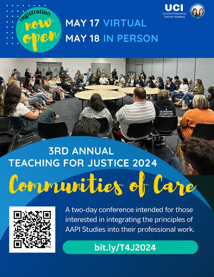Paul Gorski | Equity Literacy Institute (@equityliteracy) on Twitter photo Check out this two day Teaching for Justice conference, May 17-18, 2024, hosted by <a href="/UCIEducation/">UCIEducation</a>! Register now: bit.ly/T4J2024 #TeachingForJustice <a href="/edu_to_empower/">Educate to Empower</a> Check out this two day Teaching for Justice conference, May 17-18, 2024, hosted by <a href="/UCIEducation/">UCIEducation</a>! Register now: bit.ly/T4J2024 #TeachingForJustice <a href="/edu_to_empower/">Educate to Empower</a>